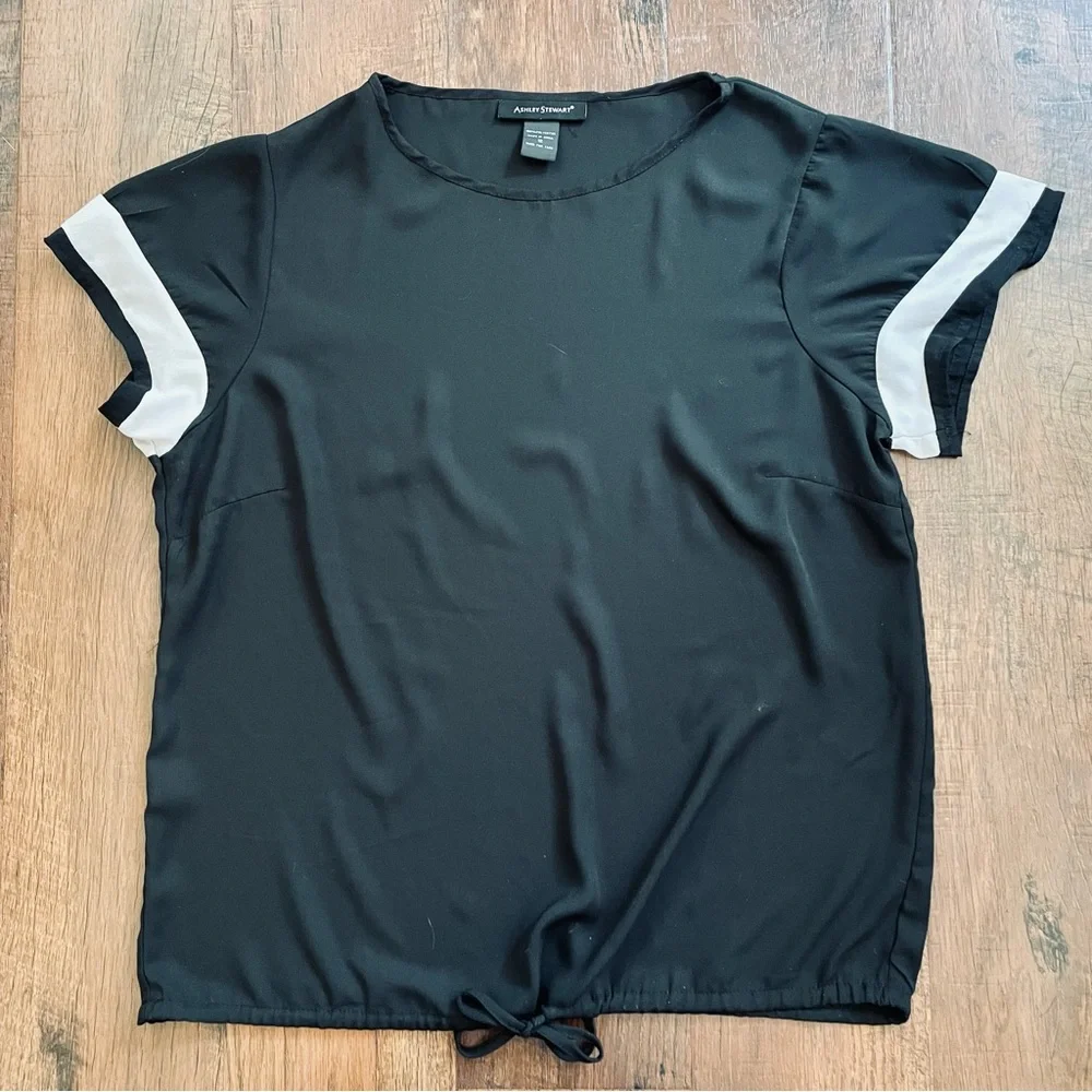 ASHLEY STEWART short sleeve top, size 12_3